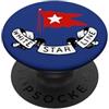 Inside Out Designs Titanic White Star Line Red Flag Star Logo (tasca anteriore) PopSockets PopGrip Adesivo