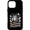Physics Owl Coffee Nerd Science Humor Custodia per iPhone 16 Pro Max Teoricamente funzionante Gufo Fisica Caffè Umorismo