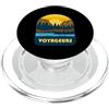 Wilderness Explorer Graphics Design retrò per esterni del parco nazionale dei Voyageurs PopSockets PopGrip per MagSafe