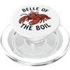 Mardi Gras Novelty Apparel Belle Of The Boil Crawfish - Pesci d'aragosto, da donna PopSockets PopGrip per MagSafe