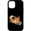rugby fox dive quick rugby oval ball scr Custodia per iPhone 12/12 Pro Cartone animato Rugby Fox Dive
