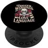 Funny Smutty Book Lovers Gifts For Women Smut Reader Smutty Dark Romance Spice Romance Romance Smutt Reader PopSockets PopGrip Adesivo