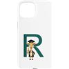 Timowo Studio Custodia per iPhone 15 Giraffa Diploma Lettera R Alfabeto Animale