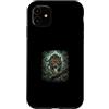 Clouded Leopard Design Custodia per iPhone 11 Leopardo nuvoloso