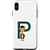Timowo Studio Custodia per iPhone XS Max Giraffa Diploma Lettera P Alfabeto Animale