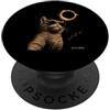 Eclipse Cat Club Eclissi di Totalità Gatto Divertente 12 Agosto 2026 Selfie PopSockets PopGrip Adesivo