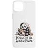 Panda Reading Peace Bookworm Custodia per iPhone 14 Plus Panda Reading Per favore Lasciami leggere in pace