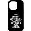 Leadership Development Mindset Custodia per iPhone 15 Pro i veri leader non creano seguaci creano più leader