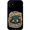 Jimbeels Custodia per iPhone 11 Sideways Hop Squad umorismo furetto zoomies
