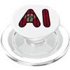 Mark Ewbie Designs Intelligenza Artificiale AI PopSockets PopGrip per MagSafe