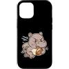 hippo rugby strong mascot run cartoon ru Custodia per iPhone 12/12 Pro Forte ippopotamo rugby corridore cartone animato