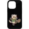 rugby ferret kick cute rugby oval ball s Custodia per iPhone 13 Pro Cartone animato Rugby Furetto Calcio