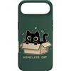 Cute Homeless Cat in a Box Custodia per iPhone Air Gatto senzatetto carino gattino cartone animato amante gatto animale umorismo
