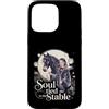 Equestrian Stable Horse Lover Custodia per iPhone 15 Pro Max Anima Legata Alla Ragazza Cavallo Stabile