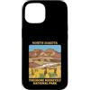 North Dakota National Park Vintage Gifts Custodia per iPhone 15 Parco Nazionale Theodore Roosevelt Nord Dakota Vintage