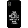 Leadership Development Mindset Custodia per iPhone X/XS i veri leader non creano seguaci creano più leader