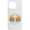 Padre Regalo Cristianesimo Bibbia Chiesa Custodia per iPhone 14 Pro Max Gesù Tshirt Uomo Padre Cristianesimo Cristo Croce Croce