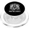 Emotion Support Mechanic Humor Gear Head Meccanico di supporto emotivo Trust I Fixed It Car Guys PopSockets PopGrip per MagSafe