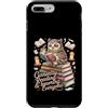 Bookworm Owl Currently Reading Introvert Custodia per iPhone 7 Plus/8 Plus Attualmente leggendo e ignorando tutti
