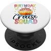 Cruise Birthday Girl Celebration Co Nave da crociera di compleanno torta di compleanno PopSockets PopGrip Adesivo