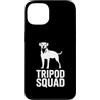 Cani da soma canini resistenti Custodia per iPhone 13 Tripod Squad Supporto per la resilienza a tre zampe del cane
