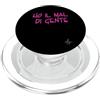 dolceSenso URBAN Ho il mal di gente | Marca dolceSenso URBAN testo rosa PopSockets PopGrip per MagSafe