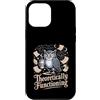 Physics Owl Coffee Nerd Science Humor Custodia per iPhone 12 Pro Max Teoricamente funzionante Gufo Fisica Caffè Umorismo