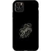 Clouded Leopard Design Custodia per iPhone 11 Pro Max Leopardo nuvoloso