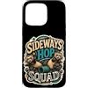 Jimbeels Custodia per iPhone 15 Pro Max Sideways Hop Squad umorismo furetto zoomies