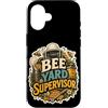 Jimbeels Custodia per iPhone 16 Bee Yard Supervisor umorismo apicoltore