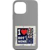 Modernes Damen t-shirt Herren Geburtstag Custodia per iPhone 13 Pro Max I Love Hot Moms Anime T-Shirt Uomo Donna Frase Divertente