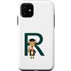 Timowo Studio Custodia per iPhone 11 Giraffa Diploma Lettera R Alfabeto Animale