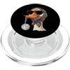 Vintage Retro Knitting Cute Lover Women Duck Duckling Ducky Granny - Filato quadrato per uncinetto PopSockets PopGrip per MagSafe