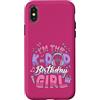 Girls Birthday Korean Kids K Pop Fan K-P Custodia per iPhone X/XS Sono la ragazza del compleanno del K-Pop Korean Pop Birthday Kid