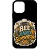 Jimbeels Custodia per iPhone 12 mini Bee Yard Supervisor umorismo apicoltore