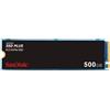 SANDISK SSD Plus 500GB, SSD Interno (M.2 2280 NVMe SSD, PCIe Gen 4 ad alte Prestazioni con velocità di lettura fino a 2400 MB/s, Western Digital Dashboard, Installazione semplice)