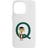 Timowo Studio Custodia per iPhone 14 Pro Max Giraffa Diploma Lettera Q Alfabeto Animale