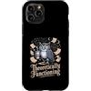 Physics Owl Coffee Nerd Science Humor Custodia per iPhone 11 Pro Teoricamente funzionante Gufo Fisica Caffè Umorismo
