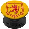 SCOTLAND COAT OF ARMS LION SCOT SCOTTISH Stemma leone scozzese con bandiera scozzese Indipendenza PopSockets PopGrip Adesivo