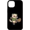rugby ferret kick cute rugby oval ball s Custodia per iPhone 13 Cartone animato Rugby Furetto Calcio