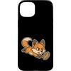 rugby fox dive quick rugby oval ball scr Custodia per iPhone 15 Plus Cartone animato Rugby Fox Dive