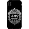 Korean Seoul Culture Hangul Travel Souve Custodia per iPhone XS Max Arirang Hangul Cultura coreana Seoul Corea Souvenir