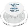Miami Beach Clothing Co Florida Social Club Miami Days Vacanze PopSockets PopGrip per MagSafe