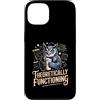 Physics Owl Coffee Nerd Science Humor Custodia per iPhone 13 Teoricamente funzionante Gufo Fisica Caffè Umorismo