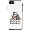 Panda Reading Peace Bookworm Custodia per iPhone SE (2020) / 7/8 Panda Reading Per favore Lasciami leggere in pace
