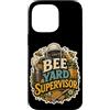Jimbeels Custodia per iPhone 14 Pro Max Bee Yard Supervisor umorismo apicoltore