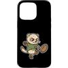 rugby ferret kick cute rugby oval ball s Custodia per iPhone 15 Pro Max Cartone animato Rugby Furetto Calcio
