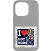 Modernes Damen t-shirt Herren Geburtstag Custodia per iPhone 15 Pro I Love Hot Moms Anime T-Shirt Uomo Donna Frase Divertente