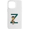Timowo Studio Custodia per iPhone 14 Pro Max Giraffa Diploma Lettera Z Alfabeto Animale