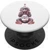 Gorilla Animal Lover PS Gorilla Let's Pawty - Festa di compleanno per amanti degli animali PopSockets PopGrip Adesivo